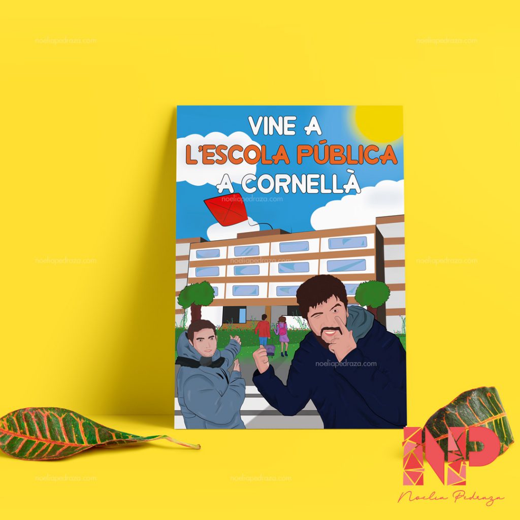 cartel para colegios publicos